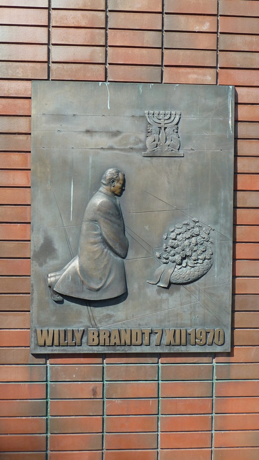 Gedenktafel in Warschau